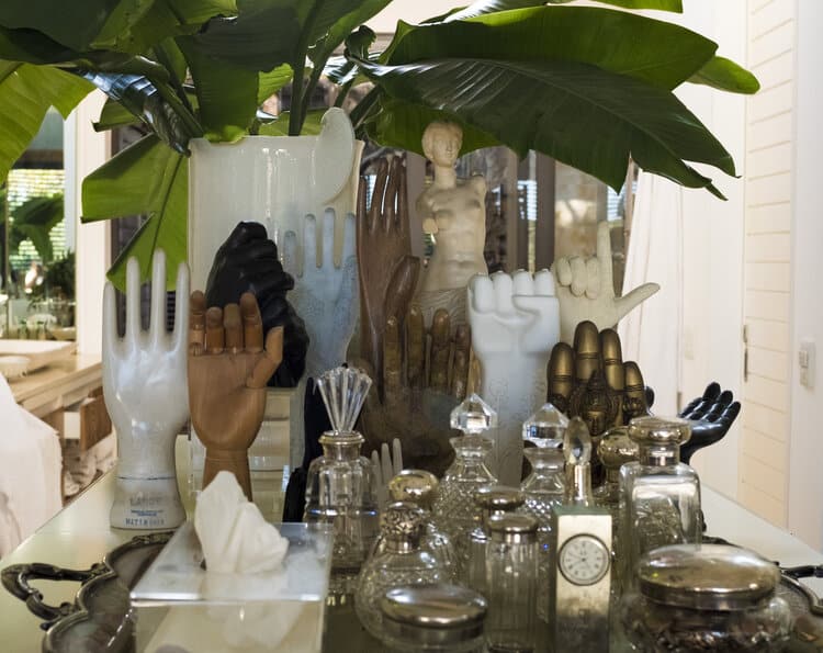 Michele's beloved hand collection.