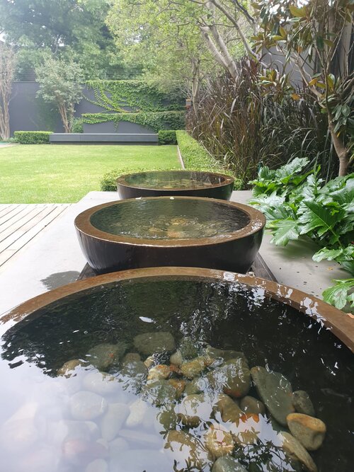 Modern Zen Garden in Houghton by Gregory Mark Landscapes