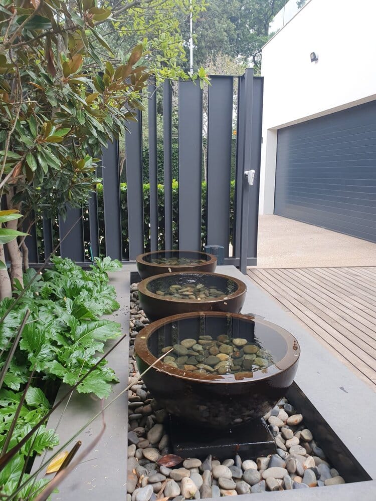 Modern Zen Garden in Houghton by Gregory Mark Landscapes