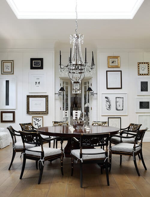 Dining Room at Stephen Falcke’s home - Photograph Elsa Young