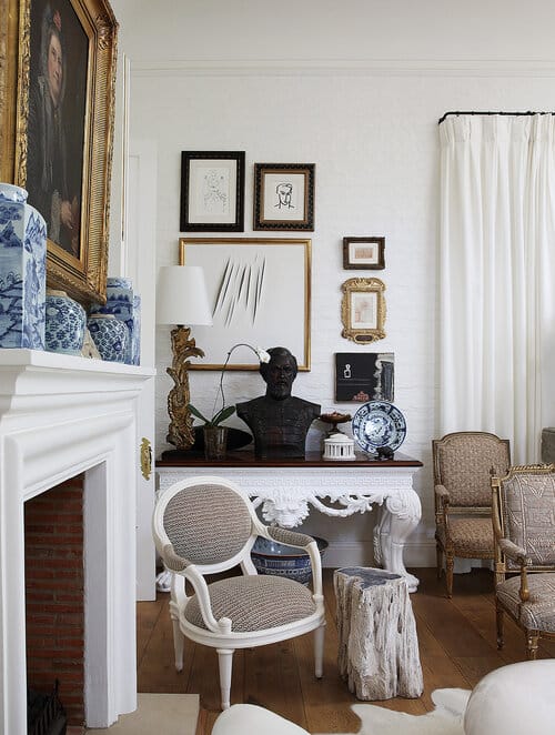 Living Room at Stephen Falcke’s home - Photograph Elsa Young