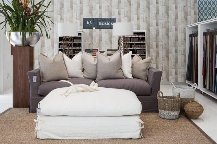 The Home Fabrics showroom.