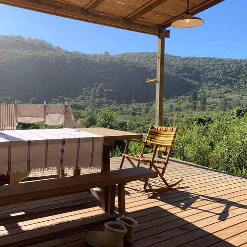 James’s favourite afternoon spot at the family farm in Keurbooms outside Plettenberg Bay