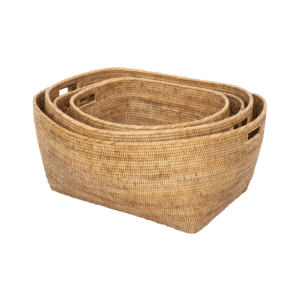 Rattan Family Basket