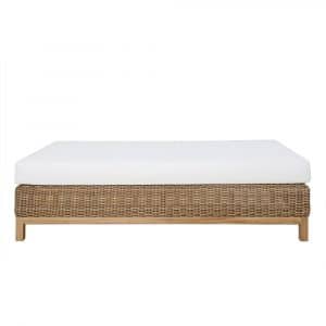 Hamptons Brown Ottoman
