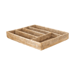 Rattan Cutlery Tray